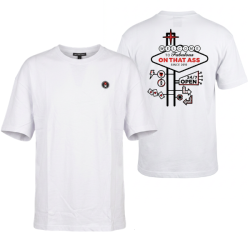 P�nske Tri�ko ON THAT ASS Vegas oversized fit - biele