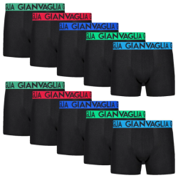 Pohodln� P�nske Bavlnen� Boxerky Regular Fit GIANVAGLIA 10 ks - 5 farieb dar�ekov� balenie