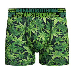 P�nske Boxerky GIANVAGLIA City extra pohodln� - tmavo zelen�