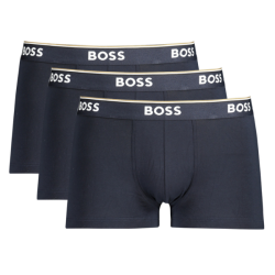 Pr�miov� P�nske Boxerky HUGO BOSS extra pohodln� 3 pack - v�berov� bavlna modr�