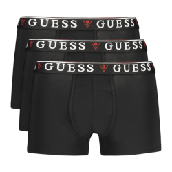 Pr�miov� P�nske Boxerky GUESS extra pohodln� 3 pack - v�berov� bavlna �ierna biela