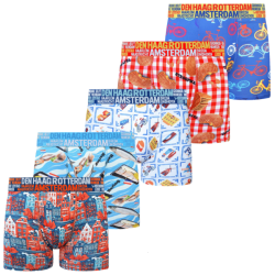 P�nske Boxerky GIANVAGLIA City extra pohodln� 5 pack - set mesto mix farieb