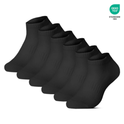 Pr�miov� P�nske Pono�ky do tenisiek BENYSON 6 pack - bavlna �ierna