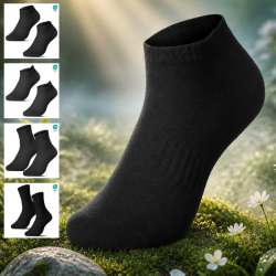Pr�miov� P�nske Pono�ky set 12 p�rov - bavlna �ierna