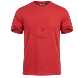 Pr�miov� P�nske Tri�ko s kr�tkym ruk�vom Lois oversized fit - v�berov� bavlna �erven�