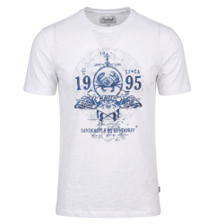 Pr�miov� P�nske Tri�ko s kr�tkym ruk�vom BENDORFF oversized fit - v�berov� bavlna biela