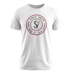 Pr�miov� P�nske Tri�ko s kr�tkym ruk�vom SIXVALVES oversized fit - v�berov� bavlna biele