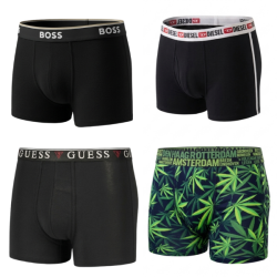 Set P�nskych Boxeriek DIESEL HUGO BOSS GUESS 3 pack - dar�ekov� balenie + boxerky zadarmo