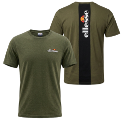 P�nske Tri�ko s kr�tkym ruk�vom ELLESSE Bavlna Logo - zelen�
