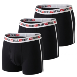 Pr�miov� P�nske Bavlnen� Boxerky DIESEL 3 pack - �ierna