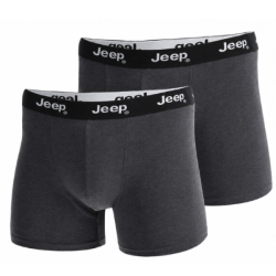 P�nske Boxerky Jeep� extra pohodln� 2pack - �ierna �ed�