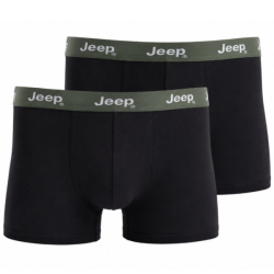 P�nske Boxerky Jeep� extra pohodln� 2pack - �ierna zelen�