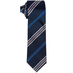 Hackett London Regatta Stripe Pnska Elegantn Hodvbna Kravata tmavo modr