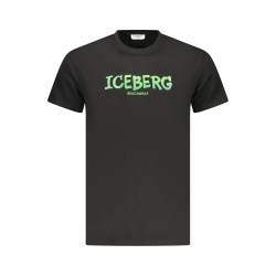 P�nske Tri�ko s kr�tkym ruk�vom ICEBERG - �ierne