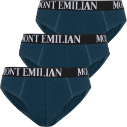 MONT EMILIAN Avignon Pánske Slipy 3 Pack Modré
