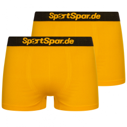 SportSpar Bezšvové Boxerky 2 Pack žlté