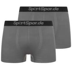 SportSpar Bezšvové Boxerky 2 Pack šedé